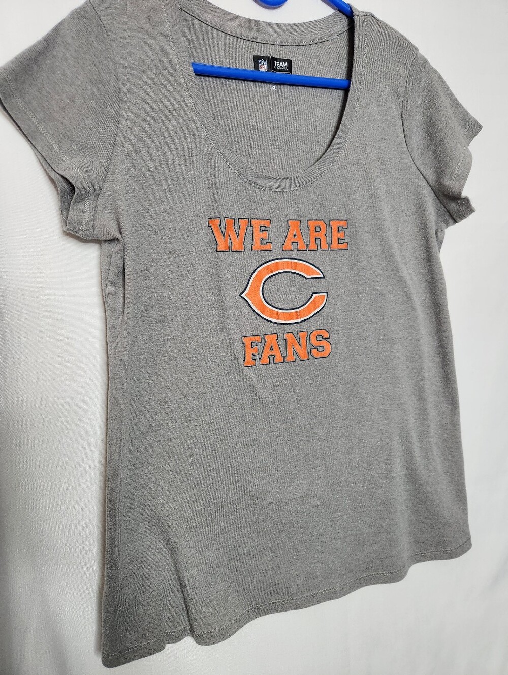 Womens Maternity Chicago Bears XL Gray Tee